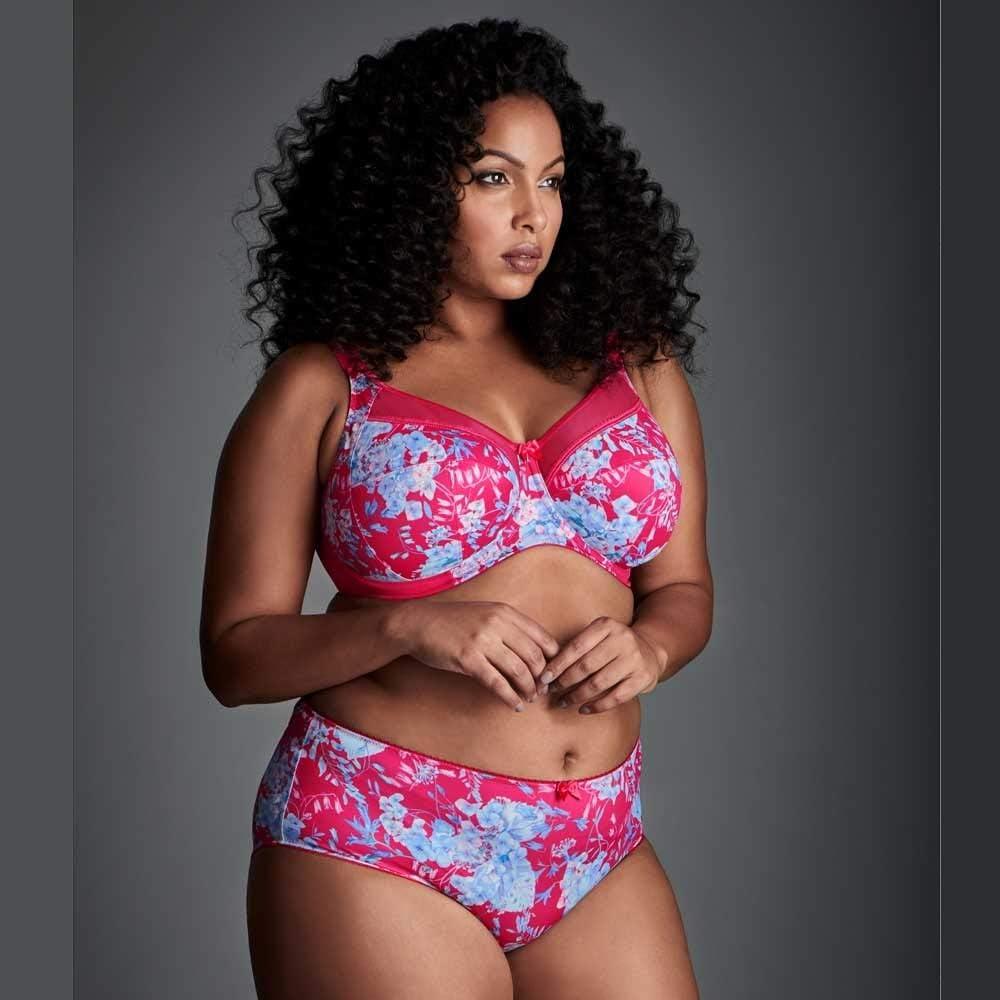 Goddess Kayla Pink bouquet Bra