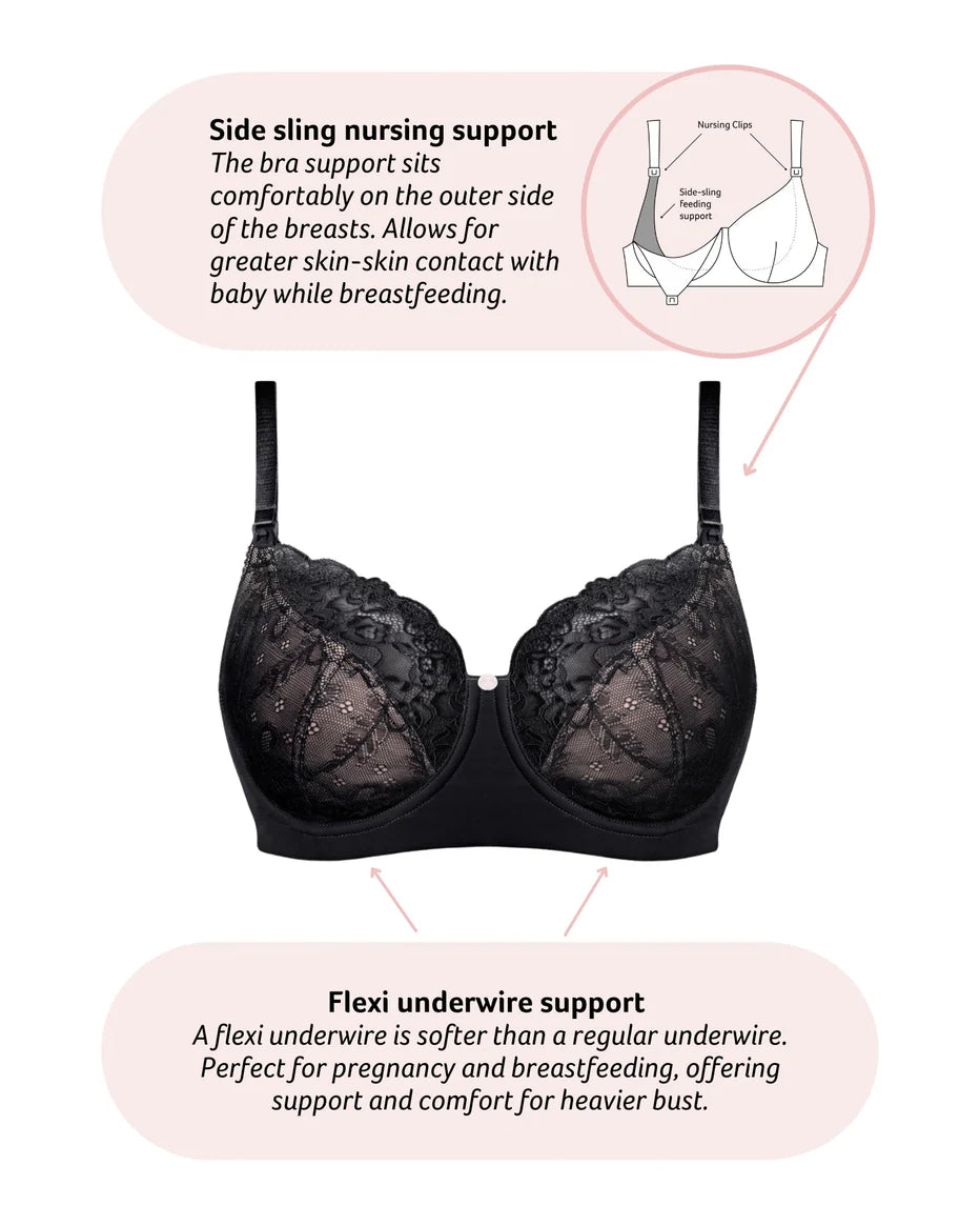 Capri Lingerie Sleepwear & Swimwear Launceston Tasmania Hot Milk Nursing Maternity Temptation Bra