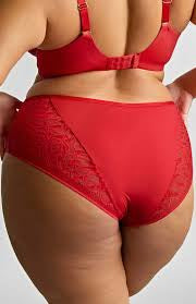 Capri Lingerie, Sleepwear & Swimwear Launceston, Tasmania Sculptresse Sophia Red Brief 3