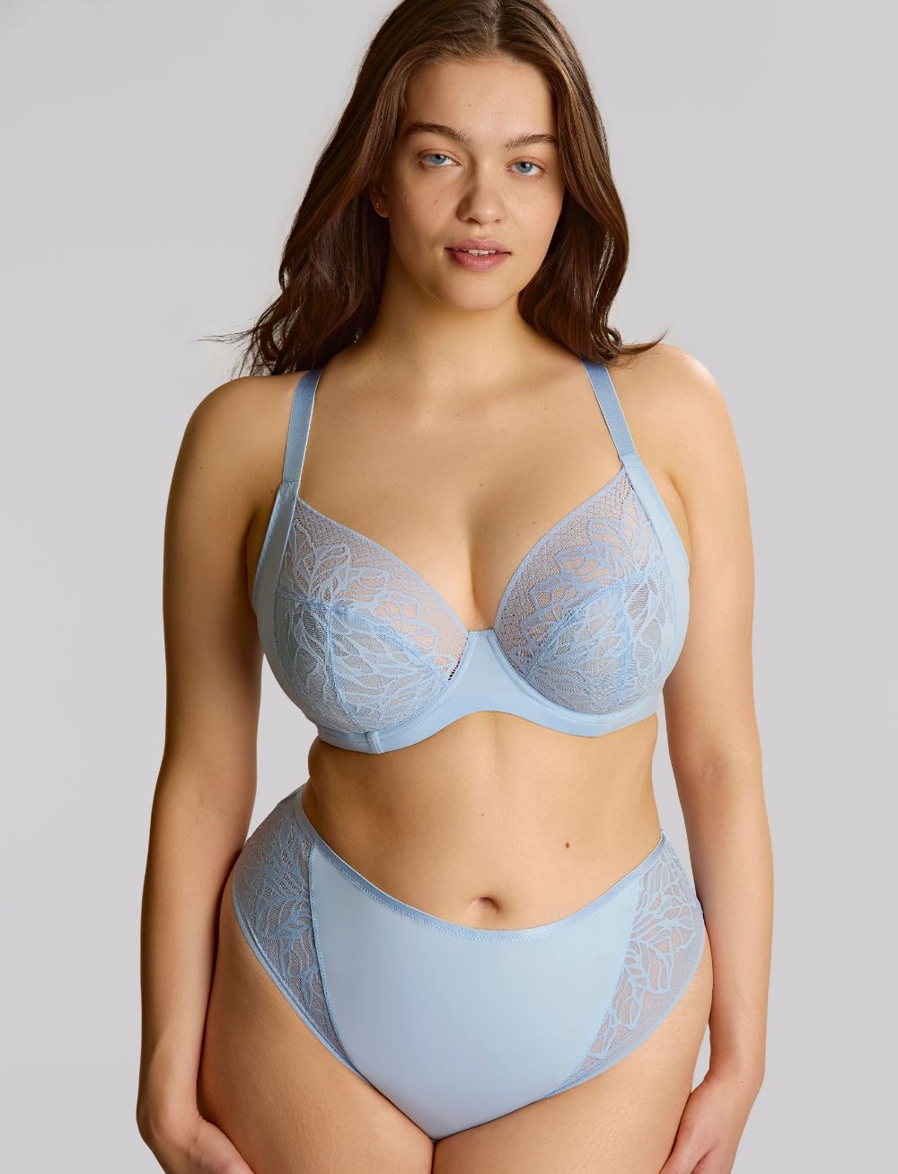 Capri Lingerie, Sleepwear & Swimwear Launceston, Tasmania Sculptresse Sophia Dusky Blue Brief 3