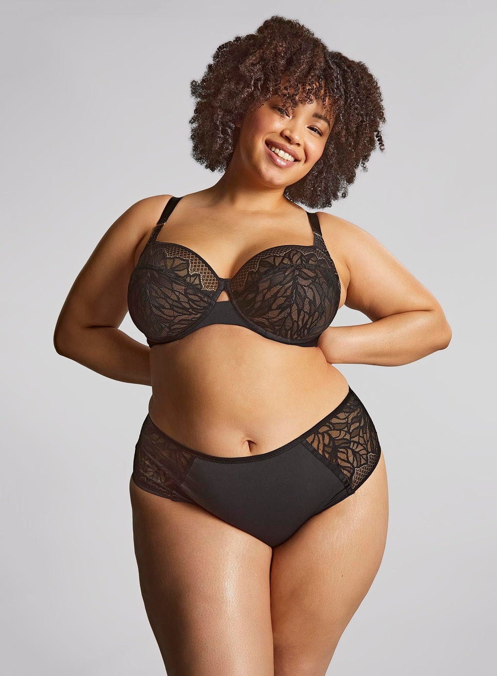 Capri Lingerie, Sleepwear & Swimwear Launceston, Tasmania Sculptresse Sophia Black Brief 3
