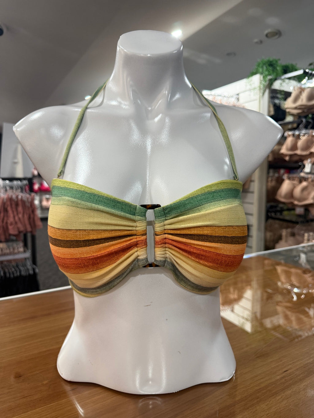 Monte & Lou Adriana Bilgola Bandeau Bikini Top Swimsuit