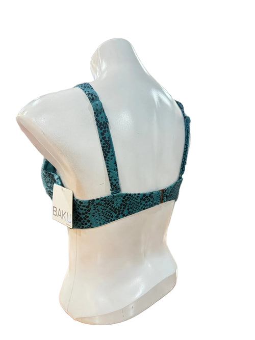 Baku Everglades Hi Neck Bikini Top Swimsuit