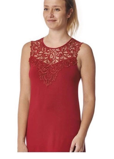 Clearance Arianne Teri Long Camisole S Red