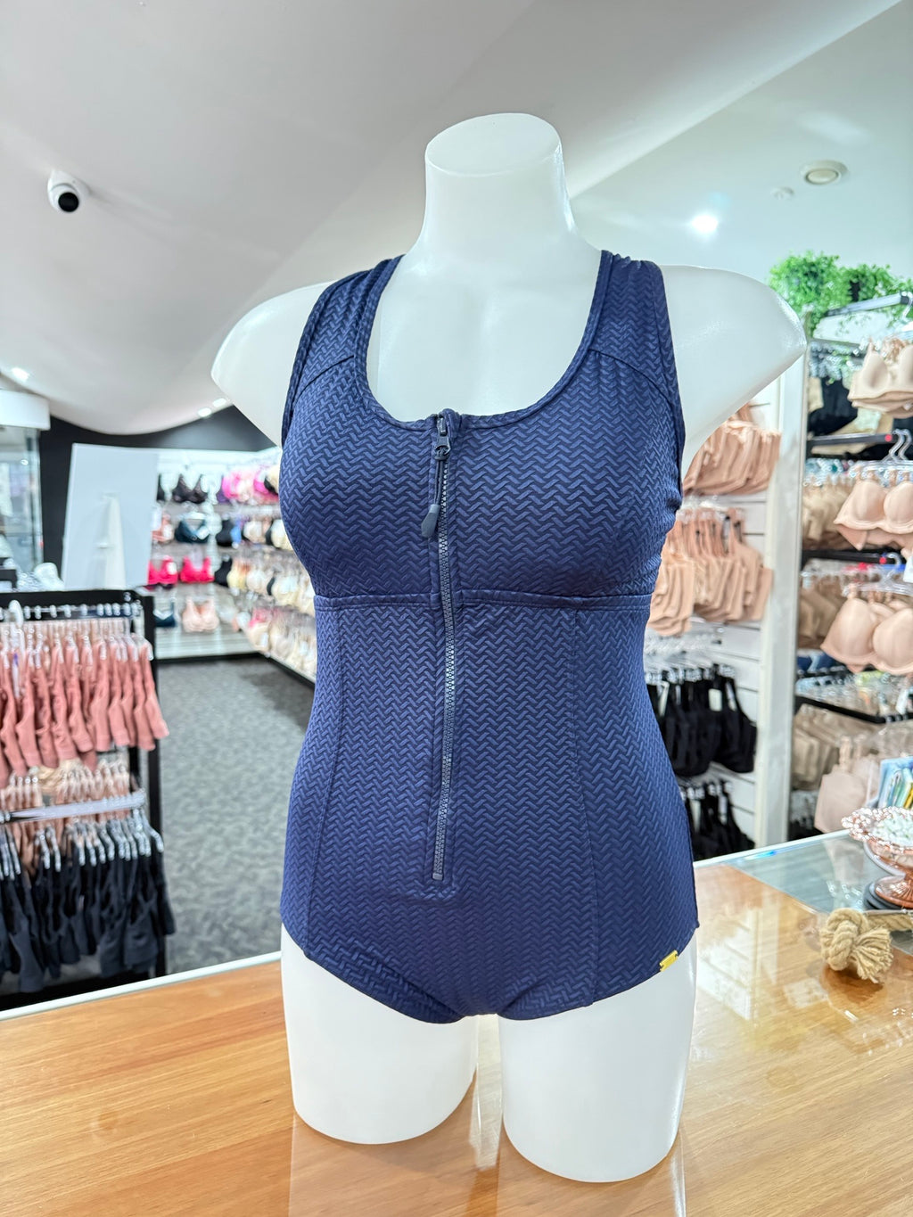 Genevieve Zip Front Mastectomy Swimsuit