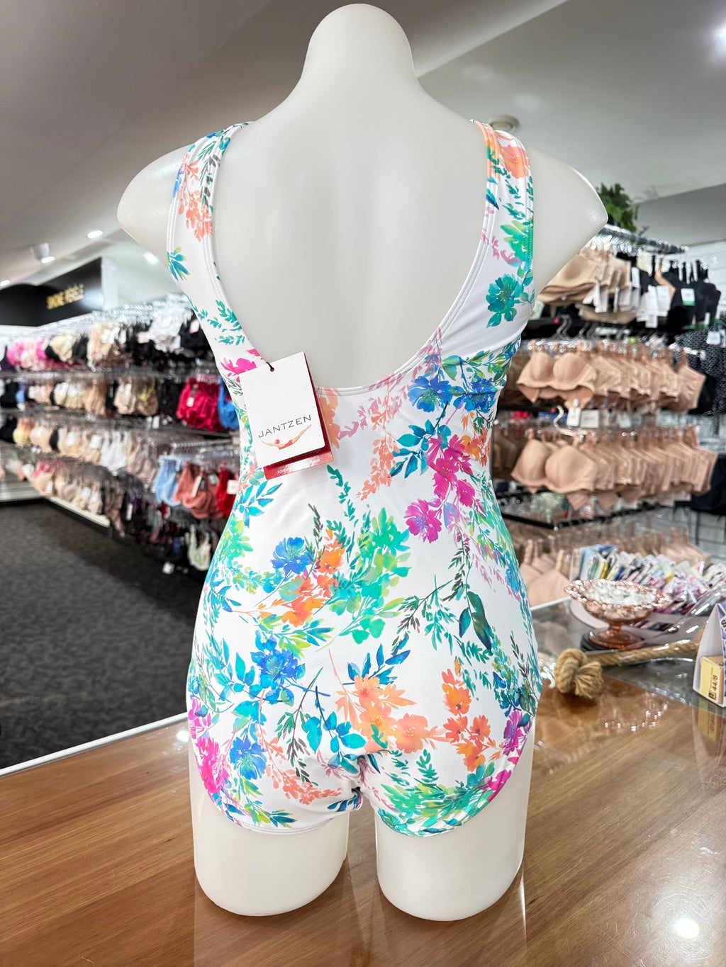 Jantzen Fresia Multi Fit Mesh Frill Swimsuit