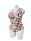 Capri lingerie Sleepwear & Swimwear Launceston Tasmania Jantzen Moroccan Flowers Crossover Swimsuit