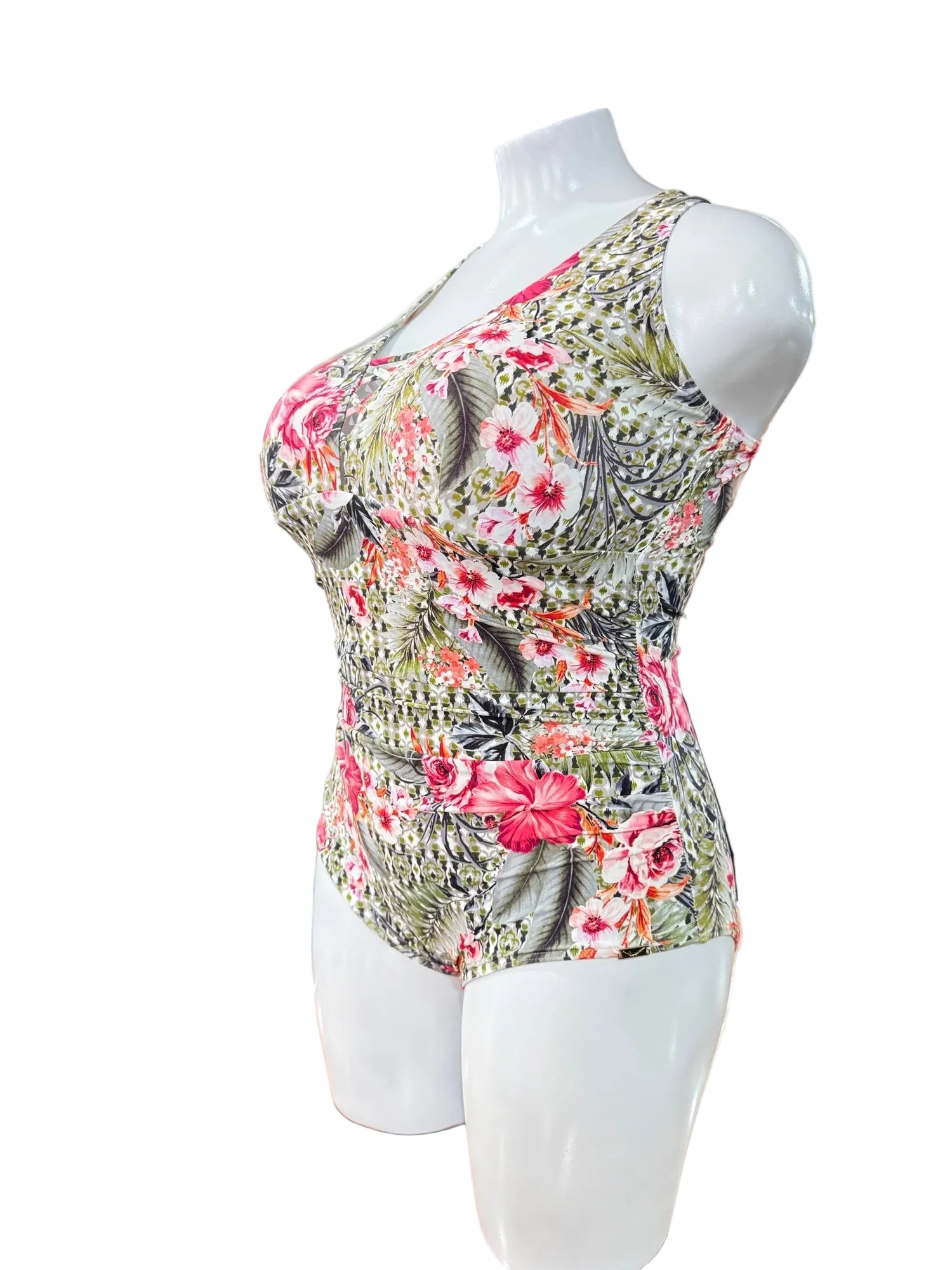 Capri lingerie Sleepwear & Swimwear Launceston Tasmania Jantzen Moroccan Flowers Crossover Swimsuit