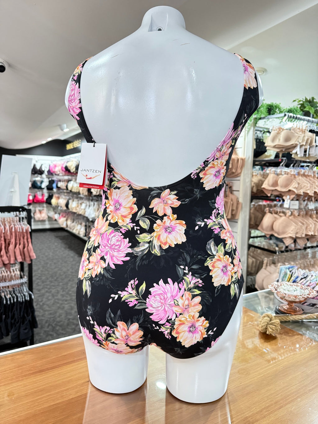 Jantzen Bloom Gathered Twist Swimsuit