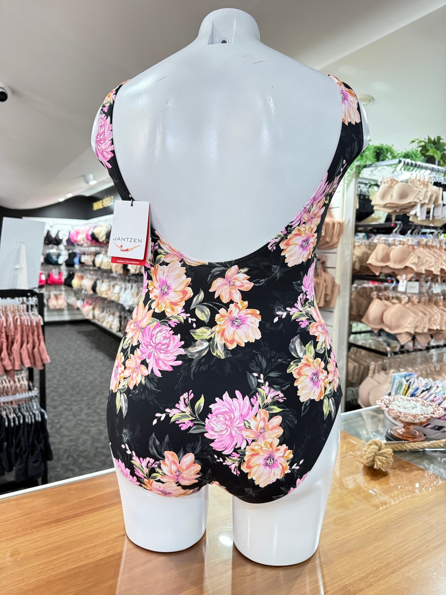 Jantzen Bloom Gathered Twist Swimsuit
