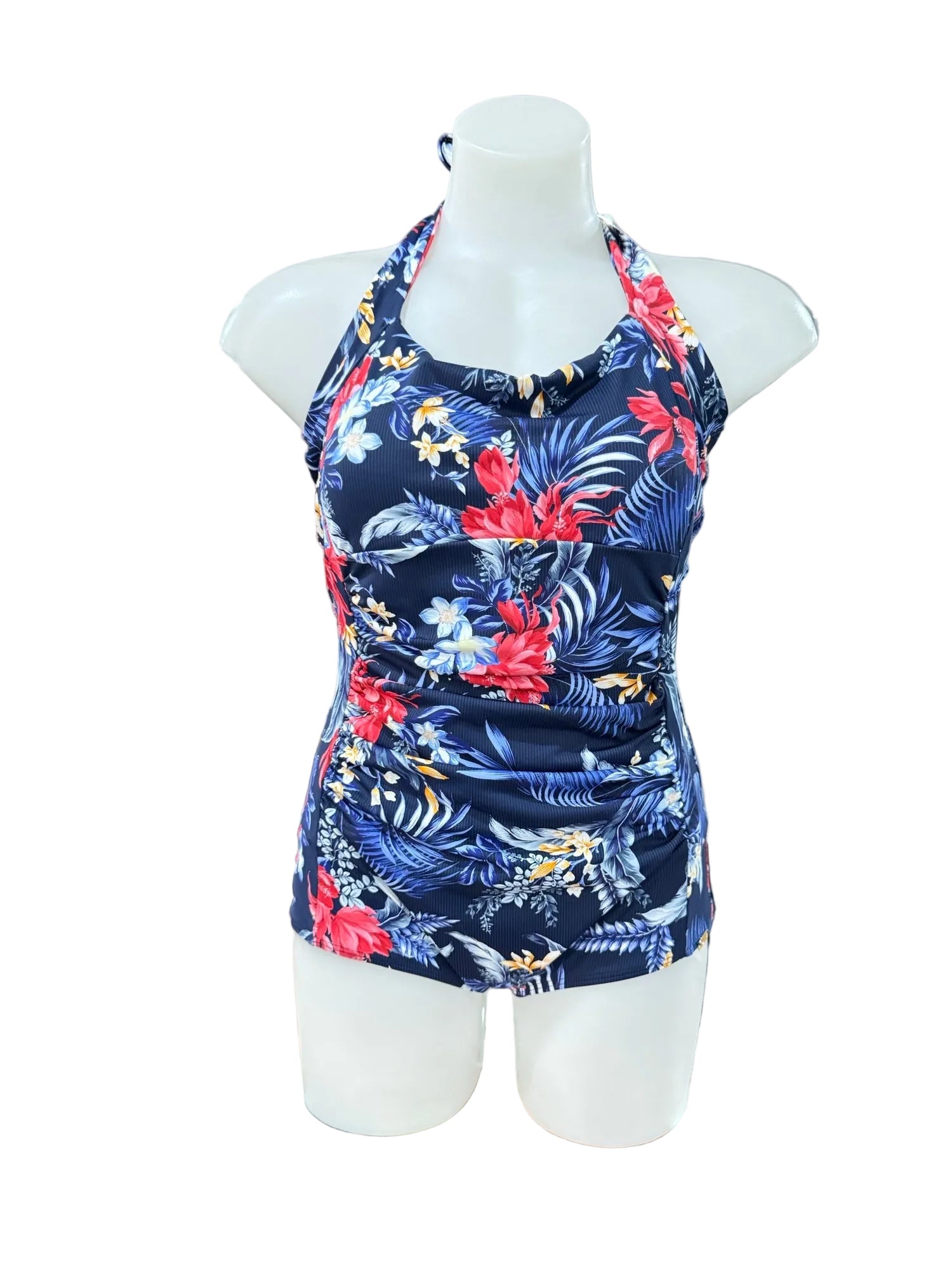 Capri Lingerie Sleepwear & Swimwear Launceston Tasmania Jantzen Travel Halter Boyleg Swimsuit