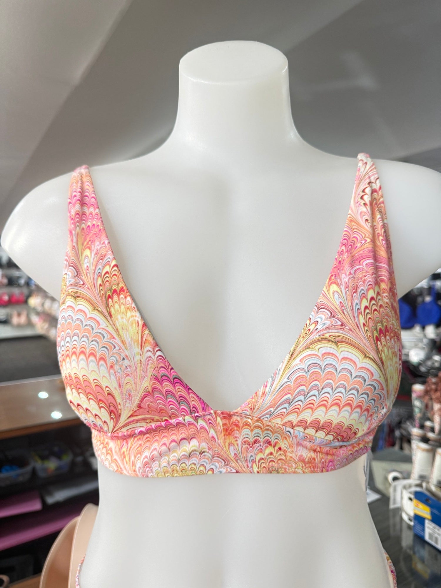 Sunseeker Mystic Wide Band Triangle Bralette Swim Top