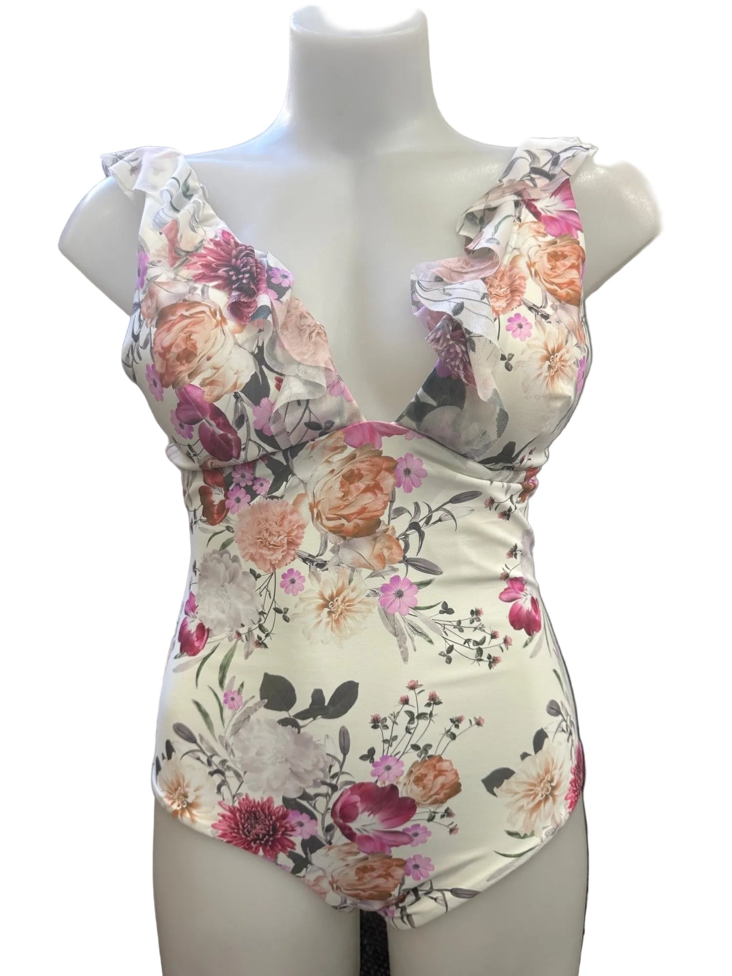 Sea Level Belle Frill Coconut Swimsuit
