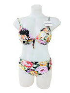 Sunseeker Wildrose Push Up Bikini Set with Swim Brief