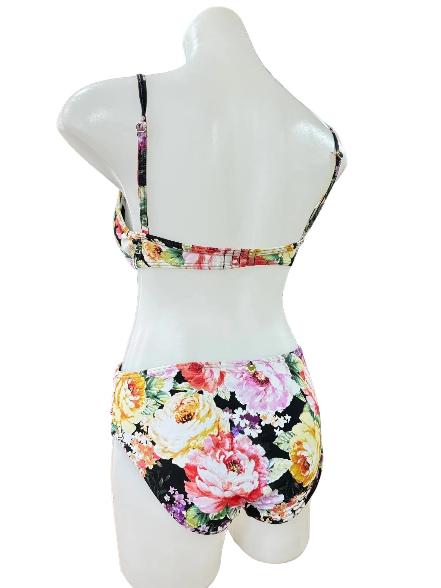Sunseeker Wildrose Push Up Bikini Set with Swim Brief