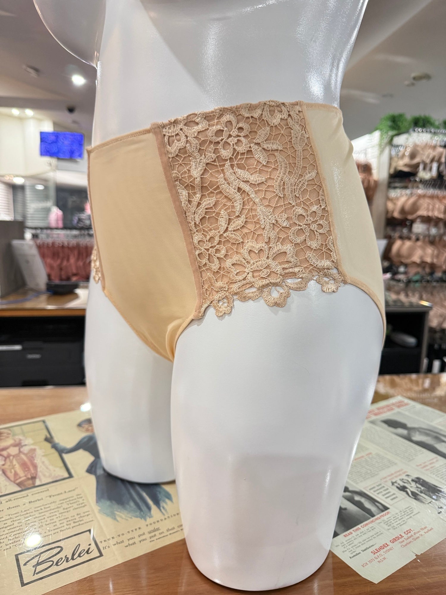 Dita Von Teese Dahlia Caramel Brief