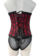 Capri Lingerie Sleepwear & Swimwear Launceston Tasmania Sexy Sophia Red Lace Bustier Corset