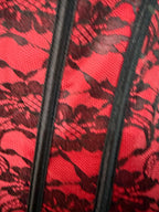 Capri Lingerie Sleepwear & Swimwear Launceston Tasmania Sexy Sophia Red Lace Bustier Corset