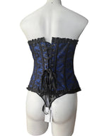 Capri Lingerie Sleepwear & Swimwear Launceston Tasmania Sophia Blue Corset Bustier