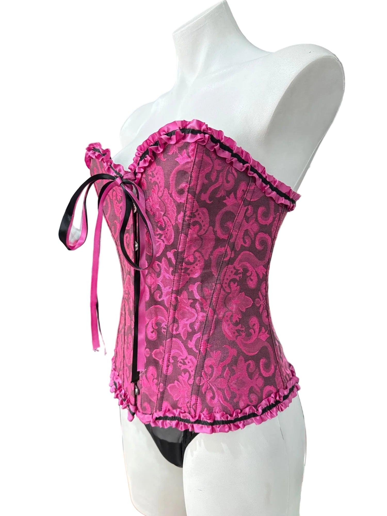Capri Lingerie Sleepwear & Swimwear Launceston Tasmania Sophia Bustier Corset Pink