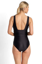 Capri lingerie Sleepwear & Swimwear Launceston Tasmania Jantzen Bella Deep Vee Buckle Swimsuit