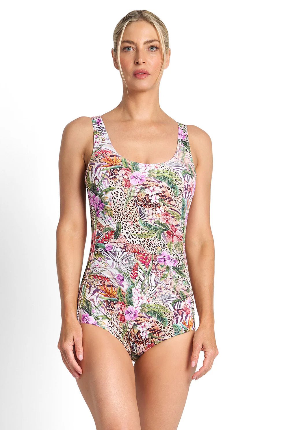 Capri Lingerie Sleepwear & Swimwear Launceston Tasmania Jantzen Lilymaze Pintuck Mastectomy Swimsuit
