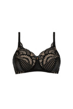 Amoena Karolina soft cup Wire free Black/Sand/ Pink/ Blue Bra