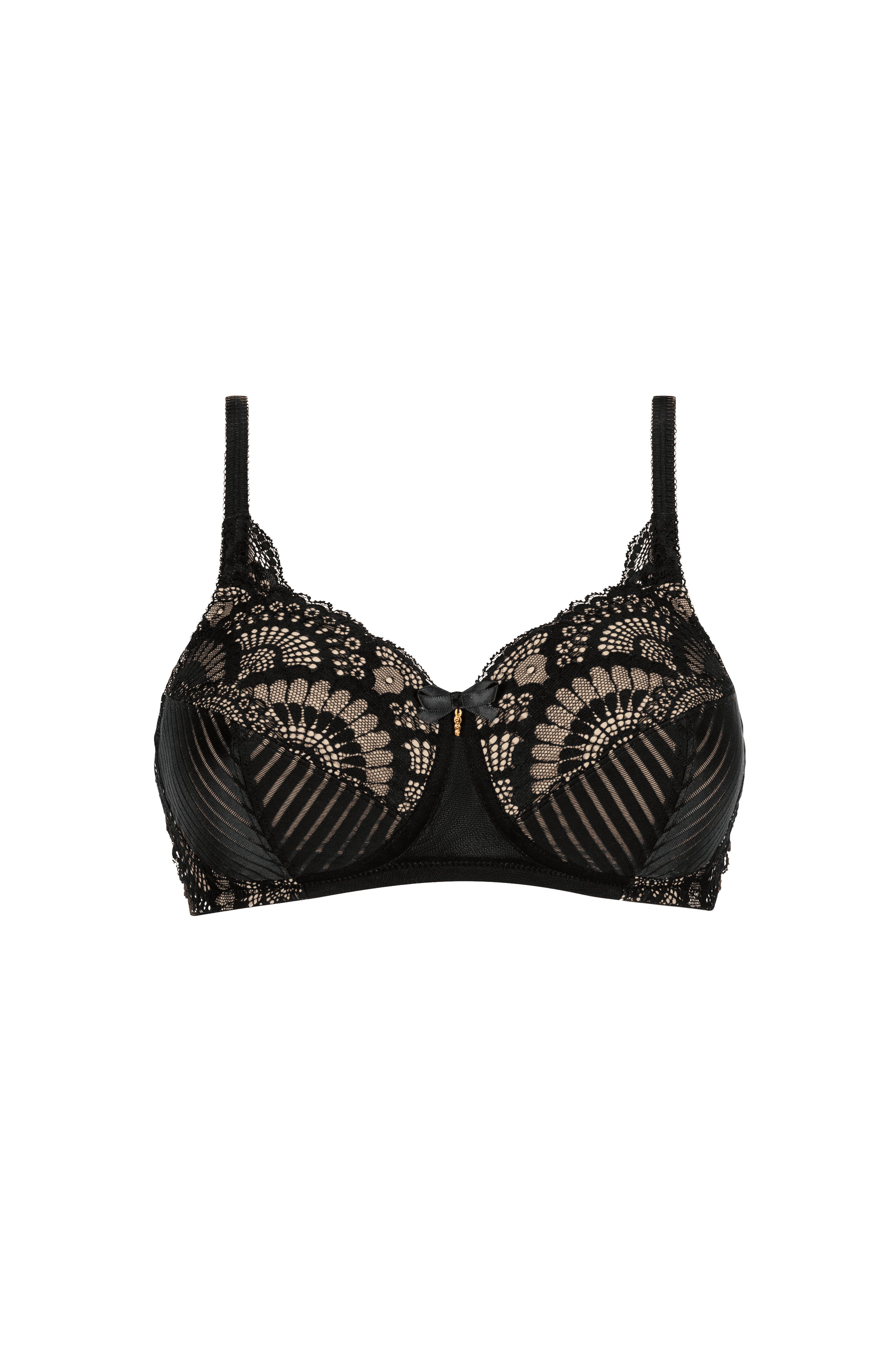 Amoena Karolina soft cup Wire free Black/Sand/ Pink/ Blue Bra
