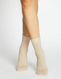 Levante Pina Crew Chai Wool Cashmere Socks