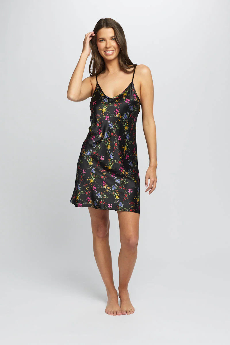 Love & Lustre Midnight Garden silk chemise