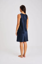 Capri Lingerie Sleepwear & Swimwear Launceston Tasmania Mono Silk Navy Nightie Slip Petticoat