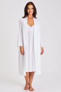 Love & Lustre Cotton Spot Built Up Shoulder Robe