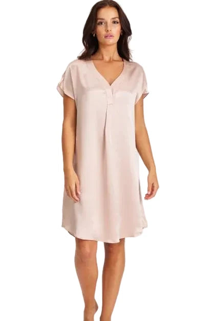 Love & Lustre Silk Sleepshirt Dusk Pink