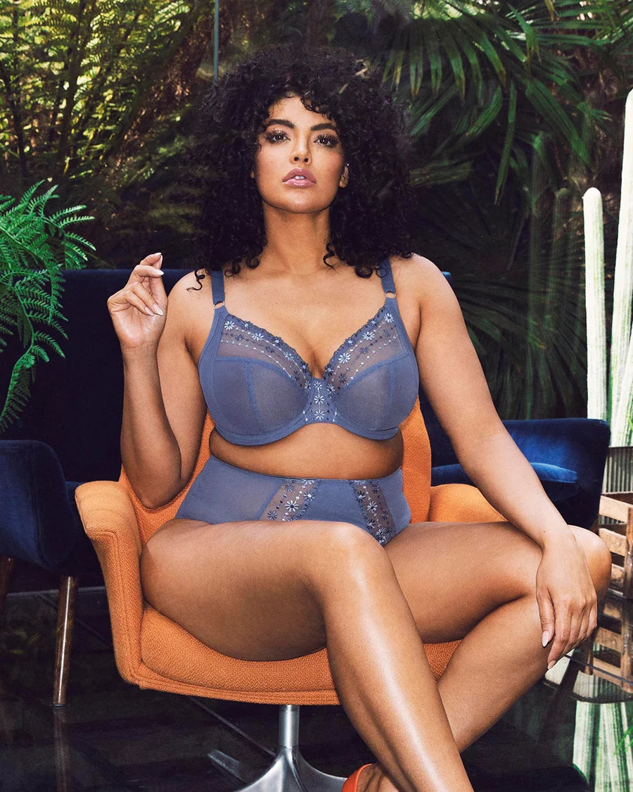Elomi Matilda Denim Daisy Plunge Bra