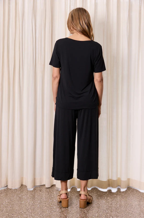 Tani Culotte Resort Pant Black