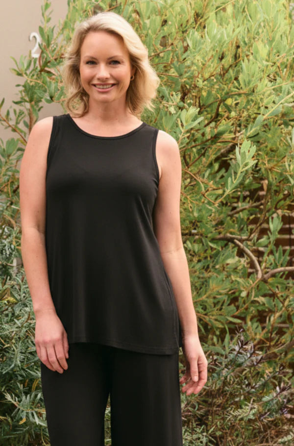 Capri Lingerie Sleepwear & Swimwear Launceston Tasmania Australia Tani Grace Swing Tee Top Sustainable Ethical Beechwood Clothing