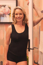 Capri Lingerie Sleepwear & Swimwear Launceston Tasmania Australia Tani Tank Singlet Top Sustainable Ethical Beechwood Clothing