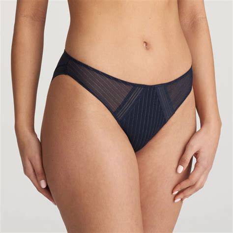 Marie Jo Tokuda Velvet Blue Brief