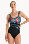 Poolproof Oasis Wave Spliced Swimsuit