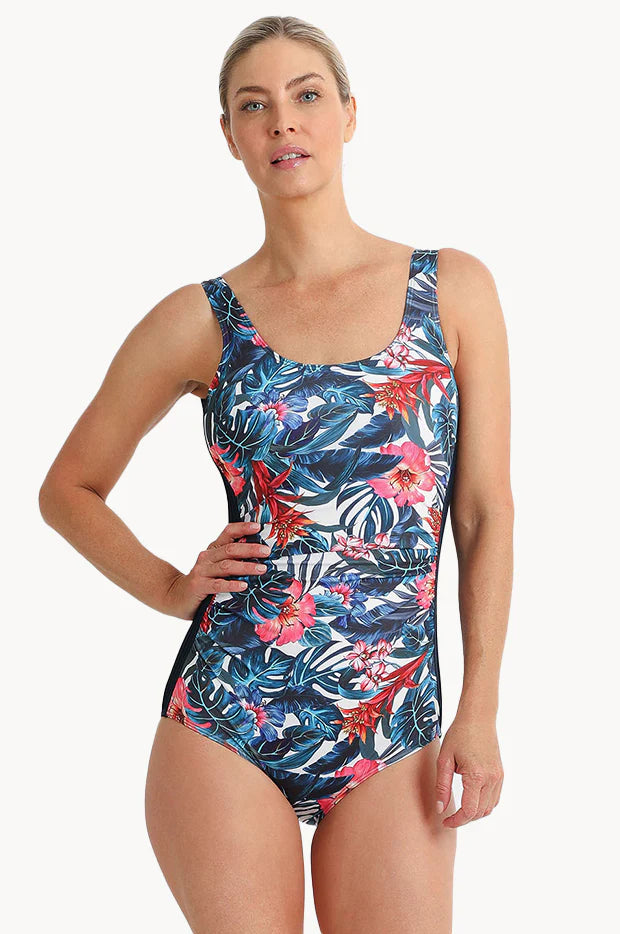 Poolproof Oasis Pintuck Mastectomy Swimsuit
