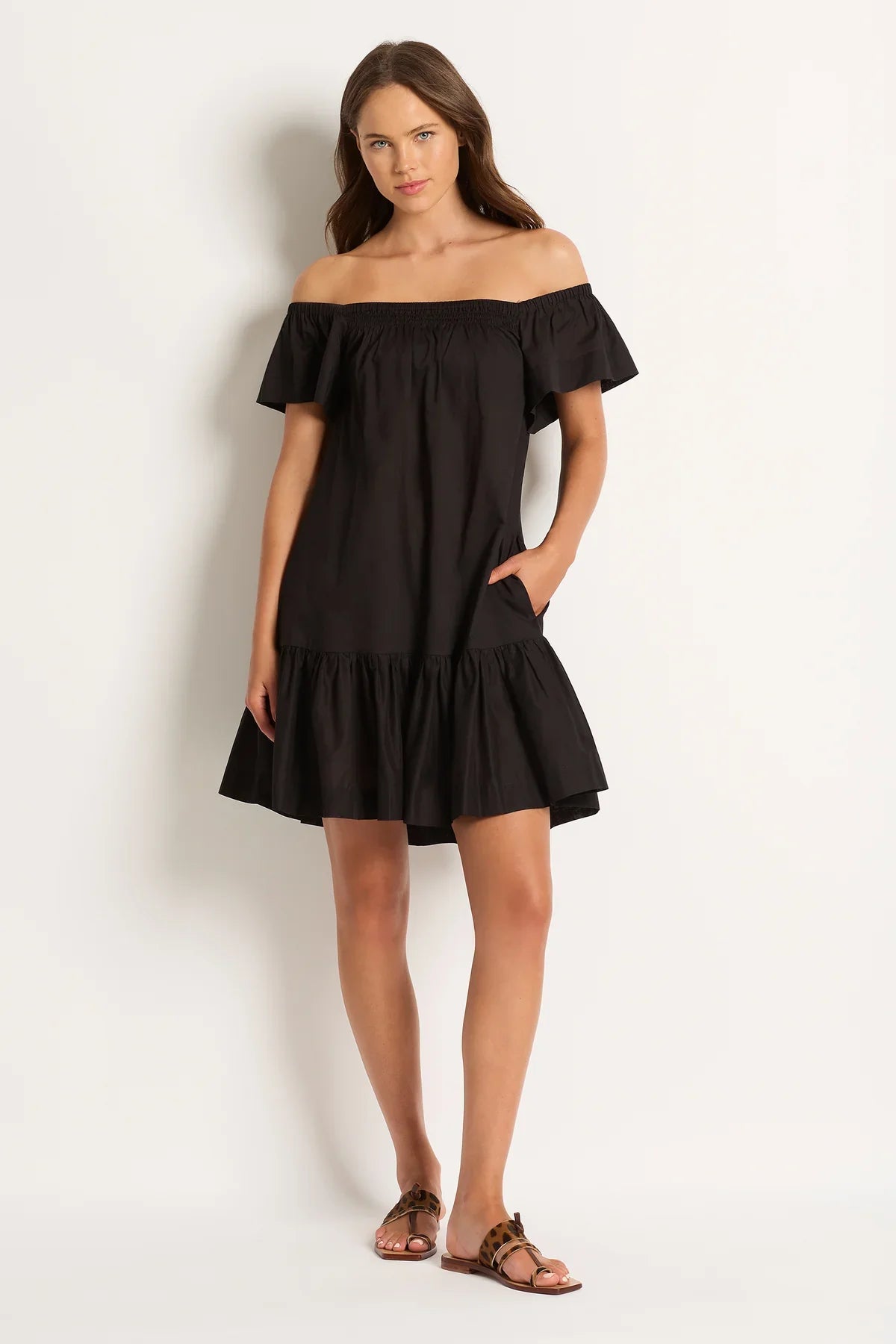 Capri lingerie, sleepwear & Swimwear Launceston Tasmania Monte & Lou Olivia Resort wear swim dress