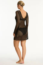 Sea Level Castaway Mesh Cover Up