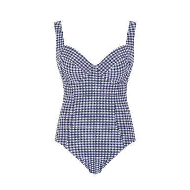 Panache Swim Gingham Paloma Balcony Suit at Capri Lingerie, Sleepwear & Swimwear Launceston