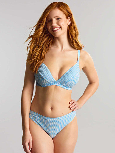 Panache Romy Swim Brief at Capri Lingerie, Sleepwear & Swimwear Classic Brief Swimsuit Launceston Tasmania Gingham Bikini