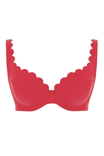 Panache Swim Spirit Lauren Red Bikini Top at Capri Lingerie, Sleepwear & Swimwear Launceston