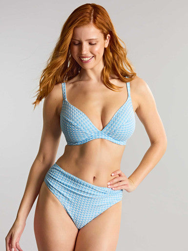 Panache Romy Swim Bra Bikini top at Capri Lingerie, Sleepwear & Swimwear Launceston Tasmania Swimsuit Gingham 5