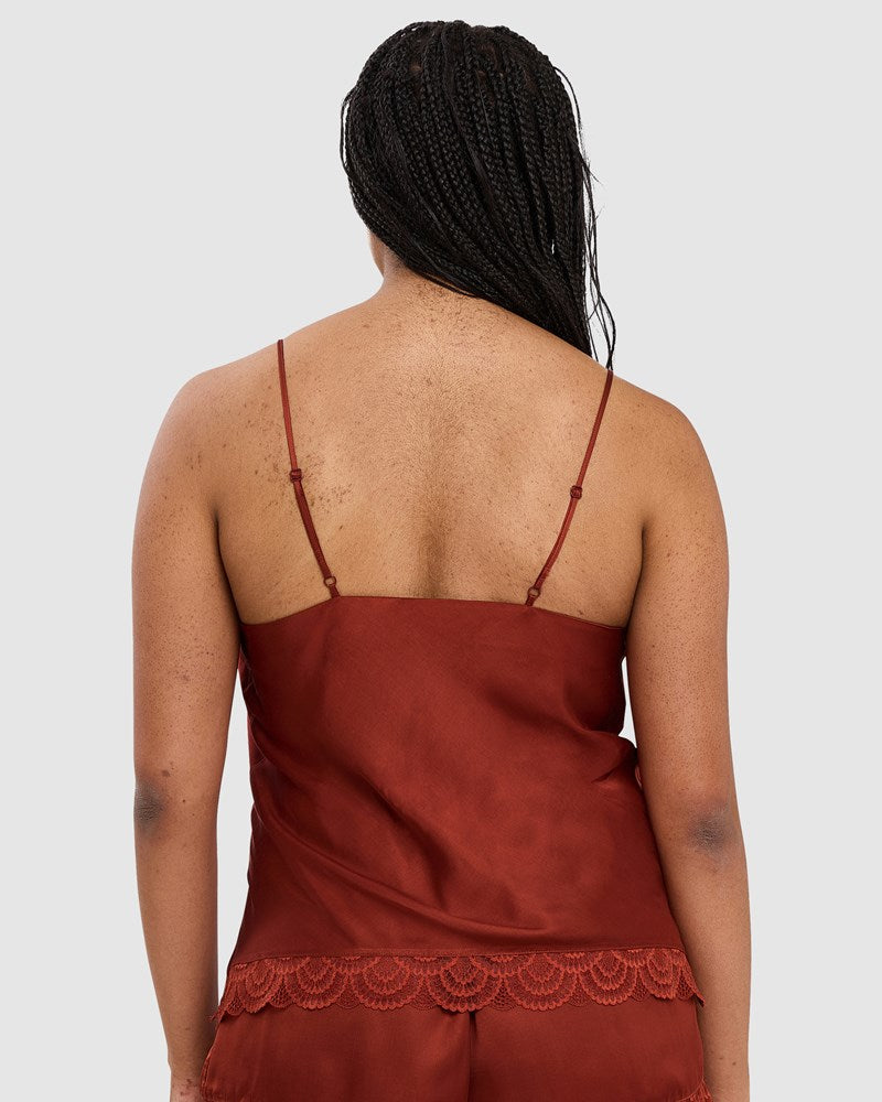 Sans Complexe Charming Silky Satin Pyjamas shorts and Camisole set