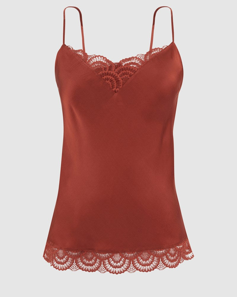Sans Complexe Charming Silky Satin Pyjamas shorts and Camisole set