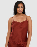 Sans Complexe Charming Silky Satin Pyjamas shorts and Camisole set