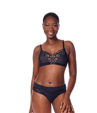 Amoena Kyra soft cup Wirefree Midnight Bra